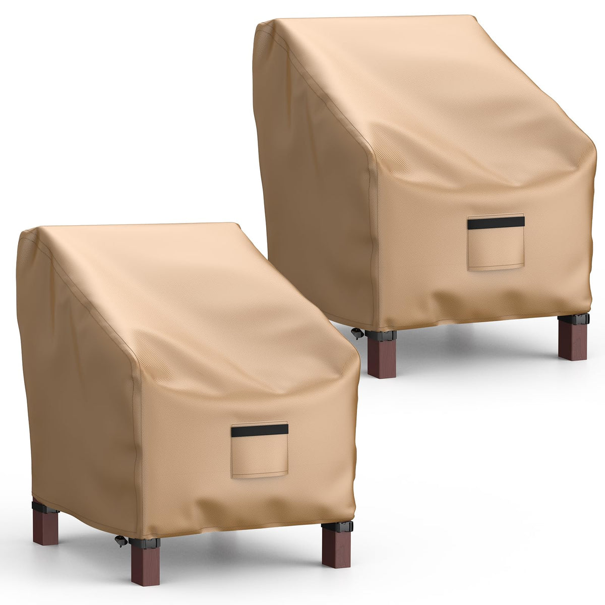 Mrrihand funda frontal protegiendo silla patio y evitando humedad