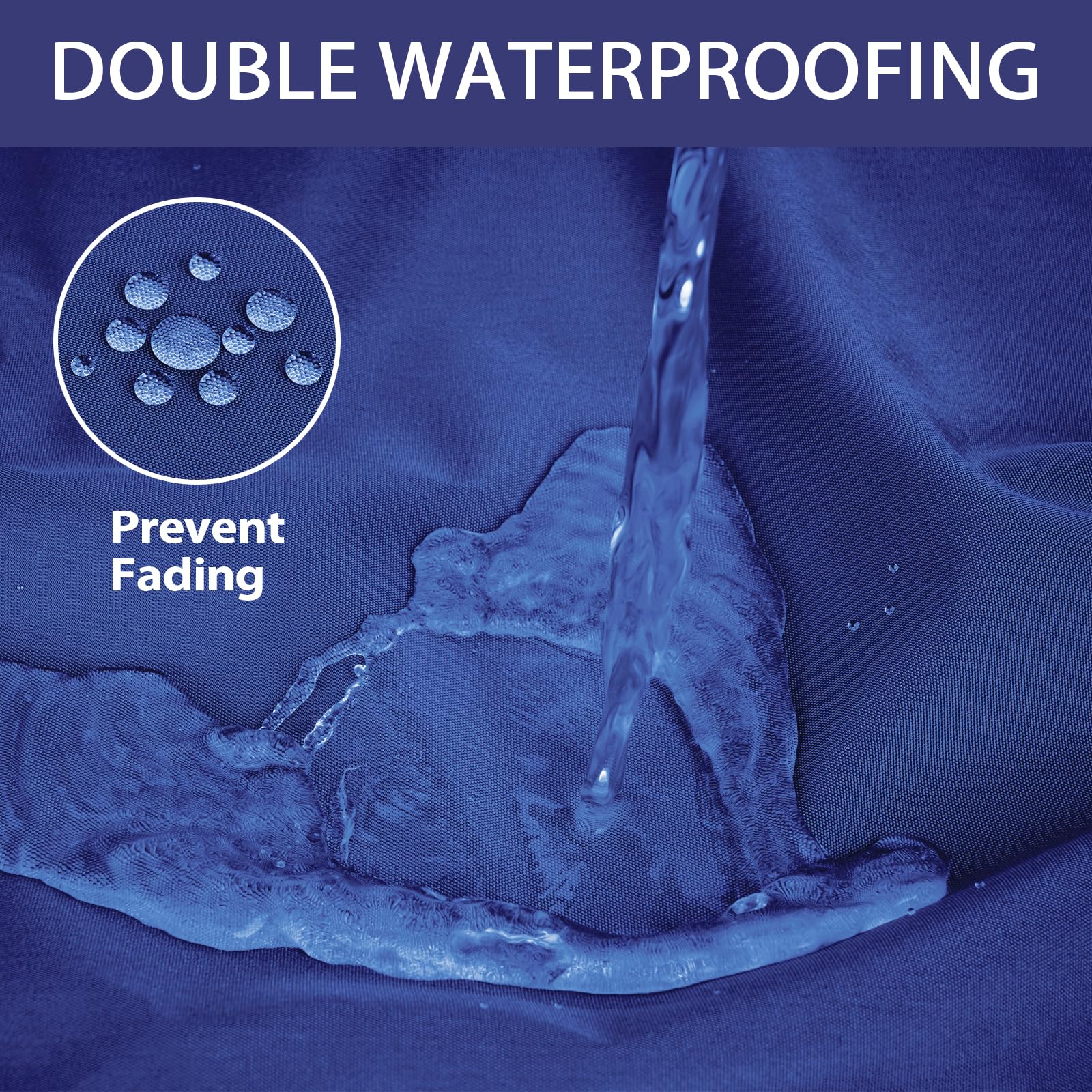 Mrsenloi primer plano del tejido poliéster resistente con repelencia al agua