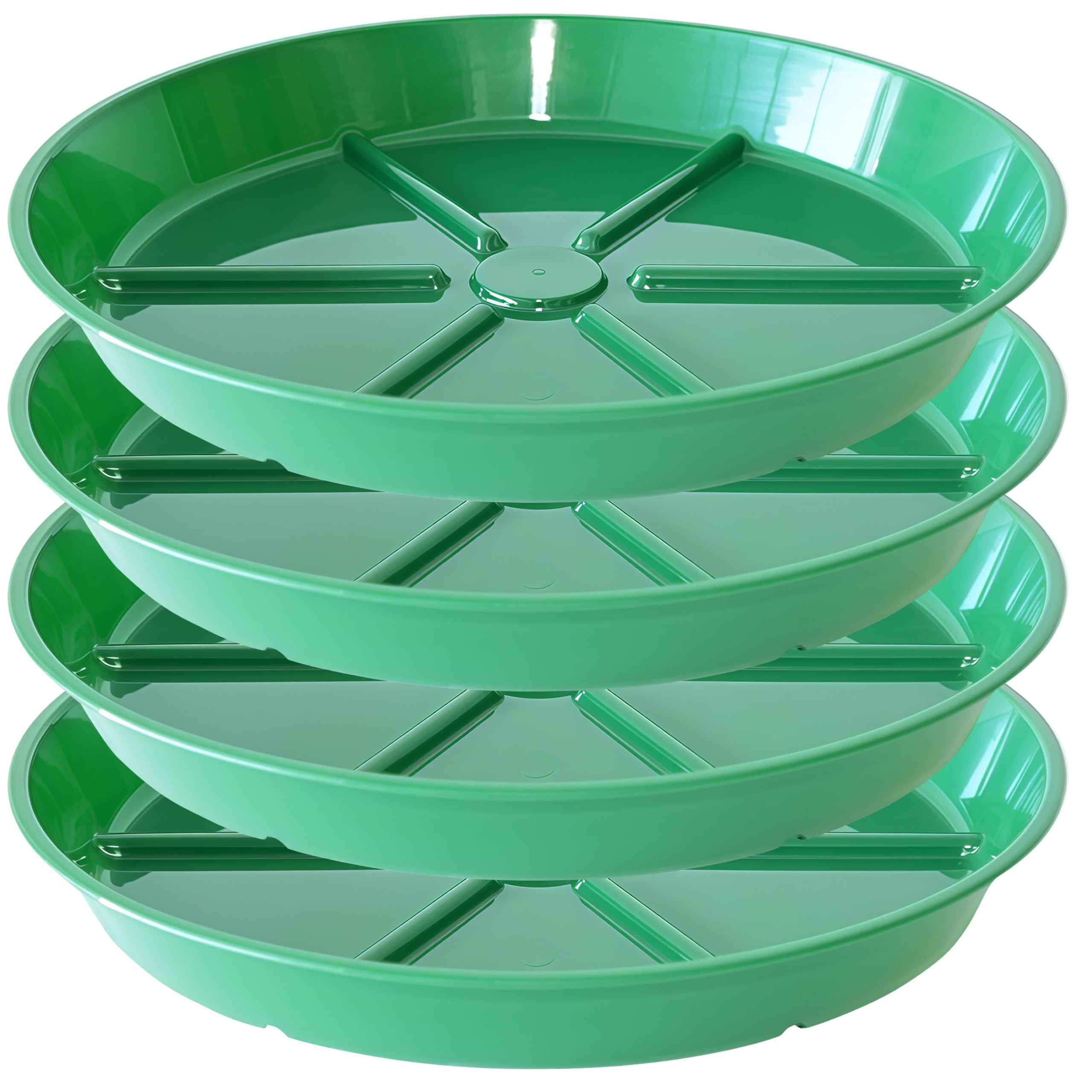 MSKIAUO plato frontal pack de 4 mostrando forma y color, práctico para organización
