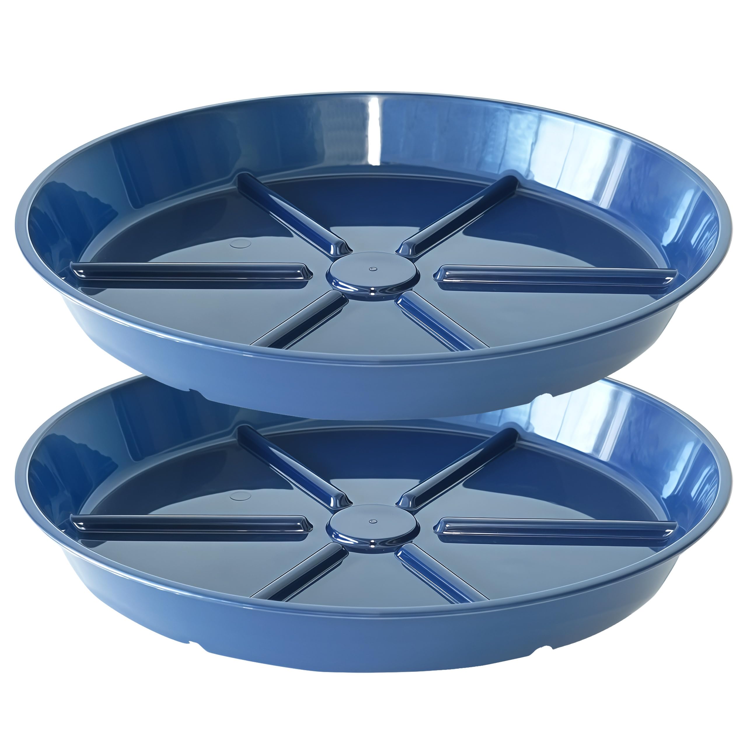 MSKIAUO plato frontal azul mostrando diseño y protección de superficie