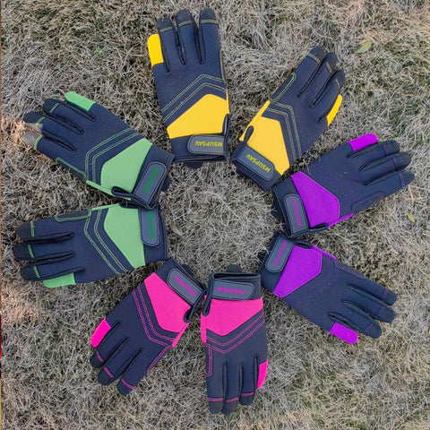 MSUPSAV guantes en entorno de jardín estilo de vida, prácticos para actividades al aire libre
