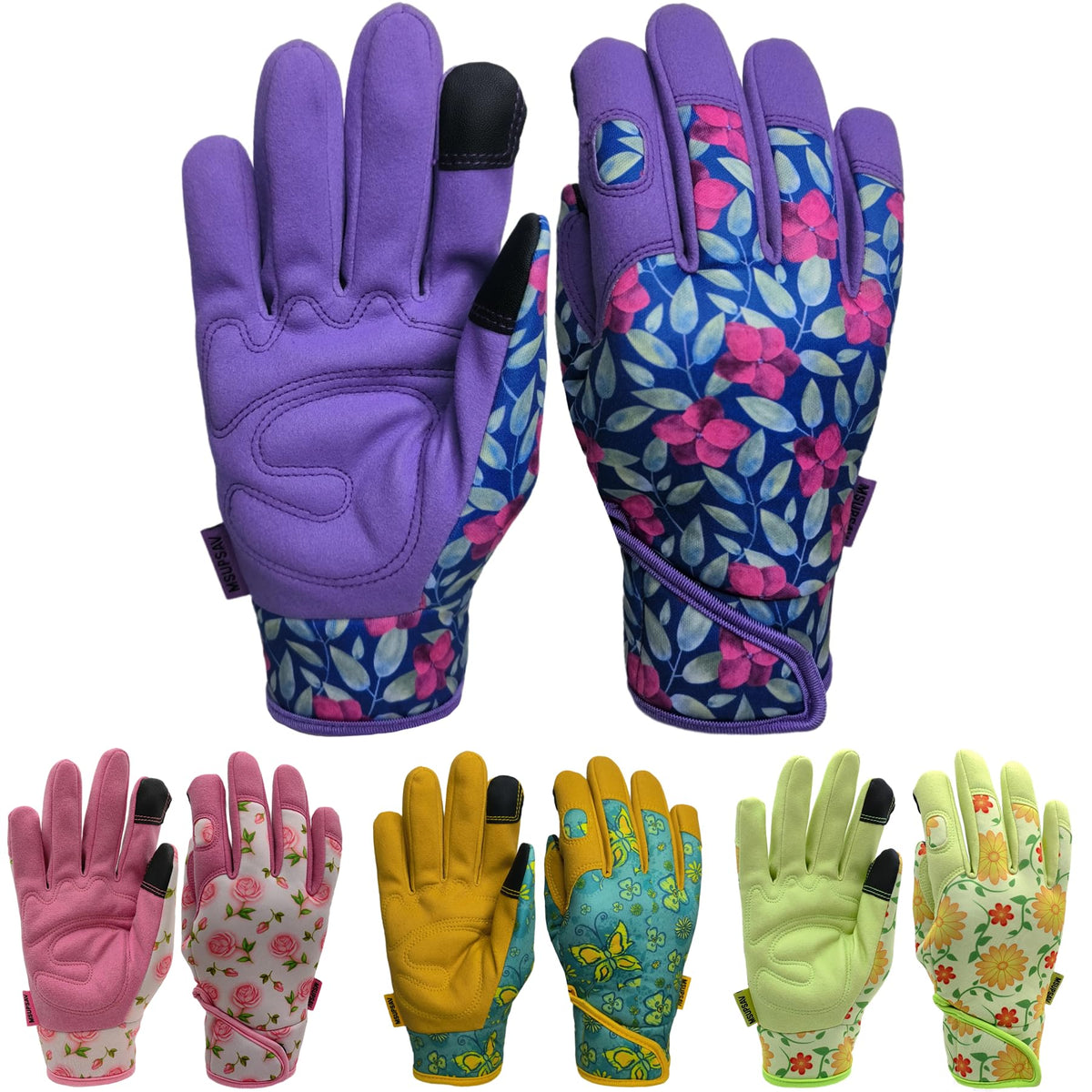 MSUPSAV vista frontal del empaque mostrando guantes y talla M