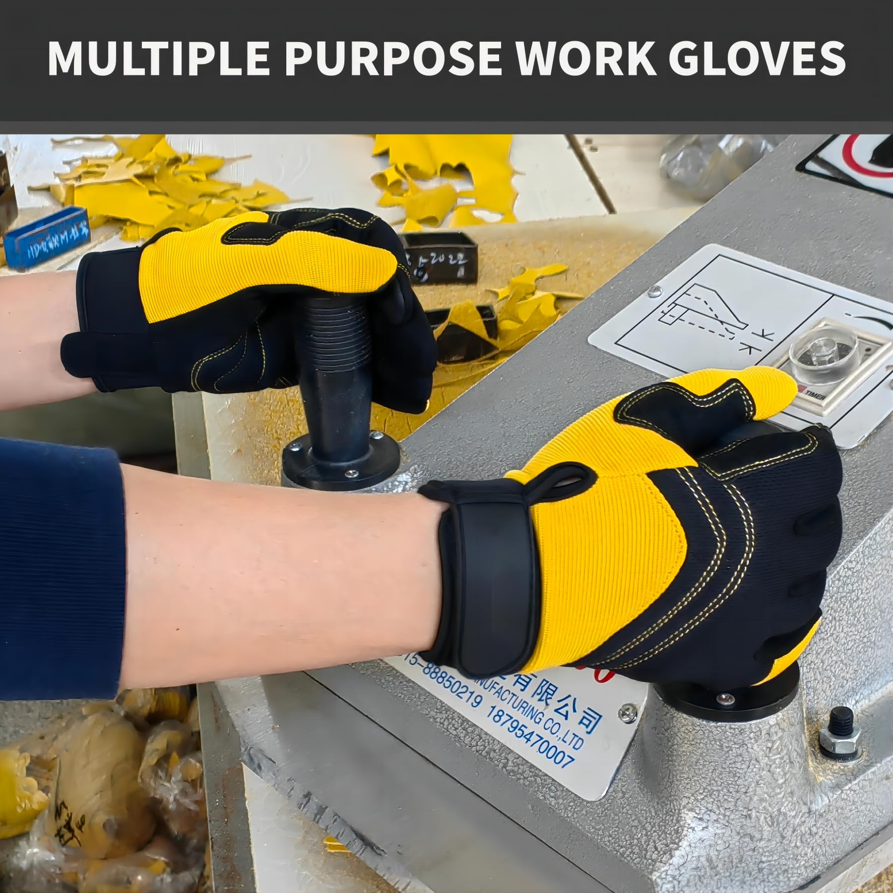 MSUPSAV guantes usados plantando, comodidad y agarre seguro