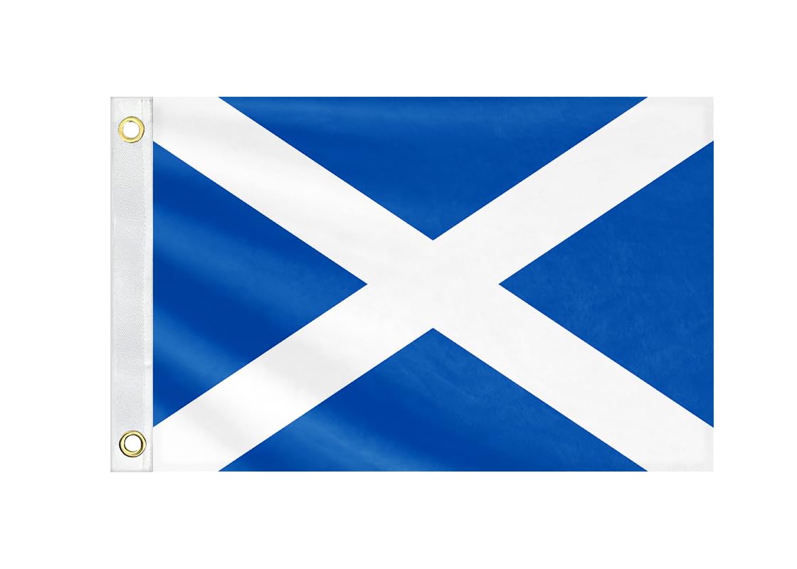 MTTUOU bandera Escocia frontal muestra colores vivos y visibilidad