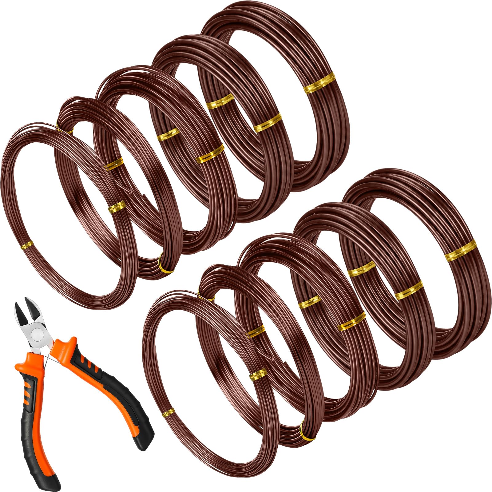 Mudder embalaje frontal del kit con 10 rollos y cortador mostrando contenido