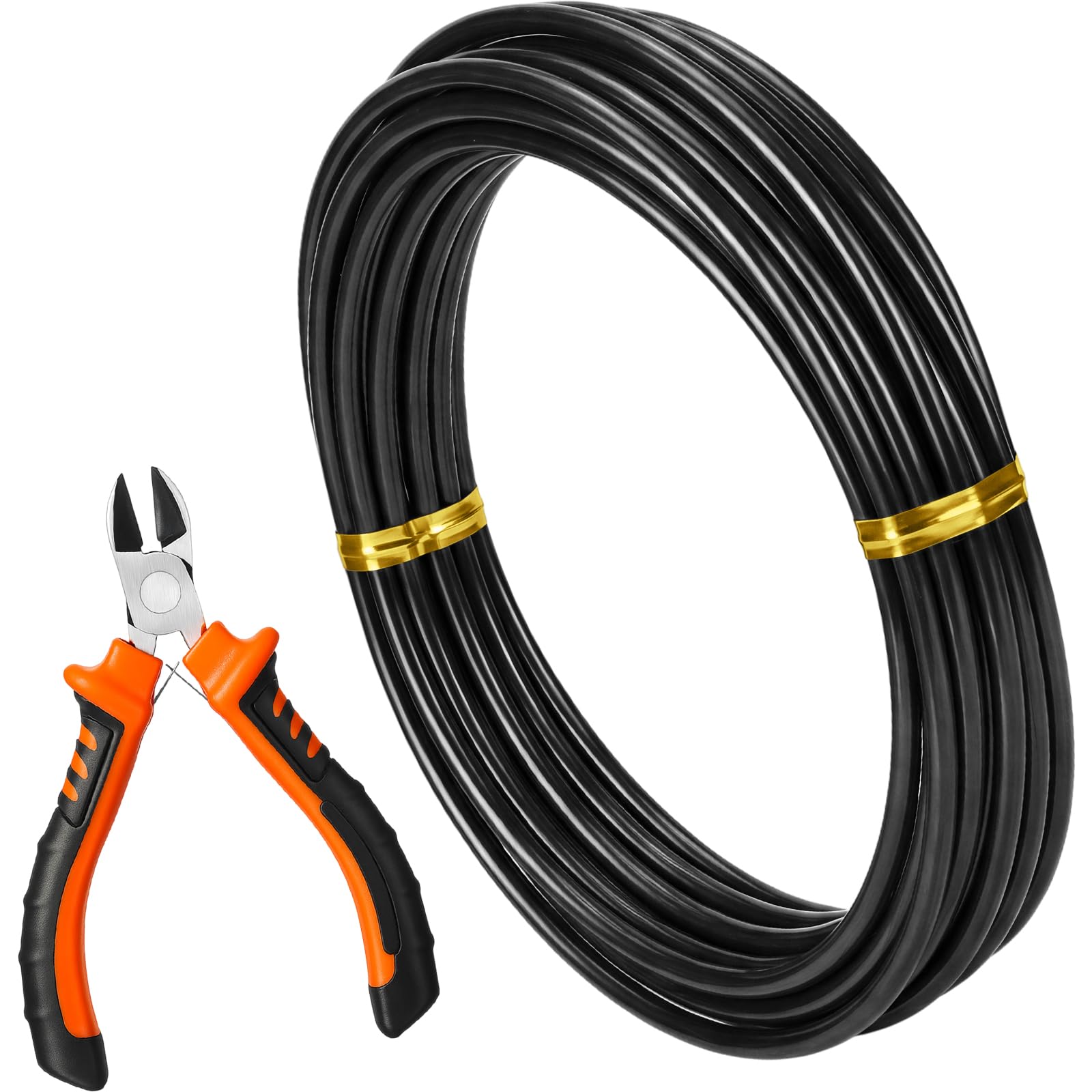 Mudder rollo frontal mostrando el alambre negro y su longitud útil