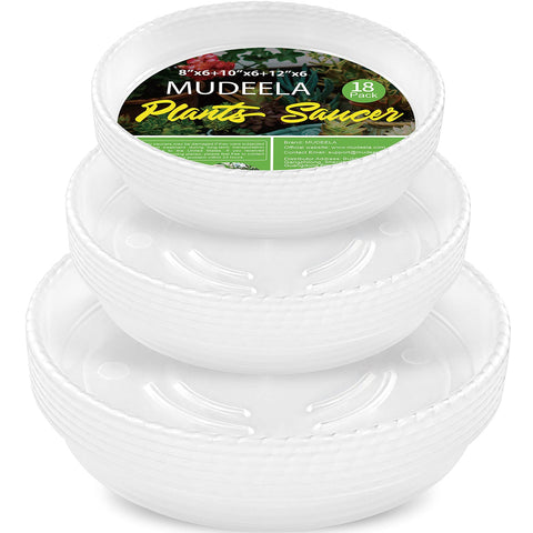 MUDEELA vista frontal del pack de platillos claros protege superficies