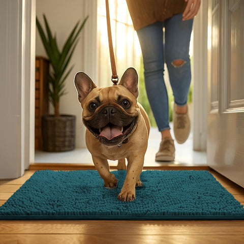 MUDGUARD MAT comparativa escala 19x30 demuestra cobertura ideal para puertas