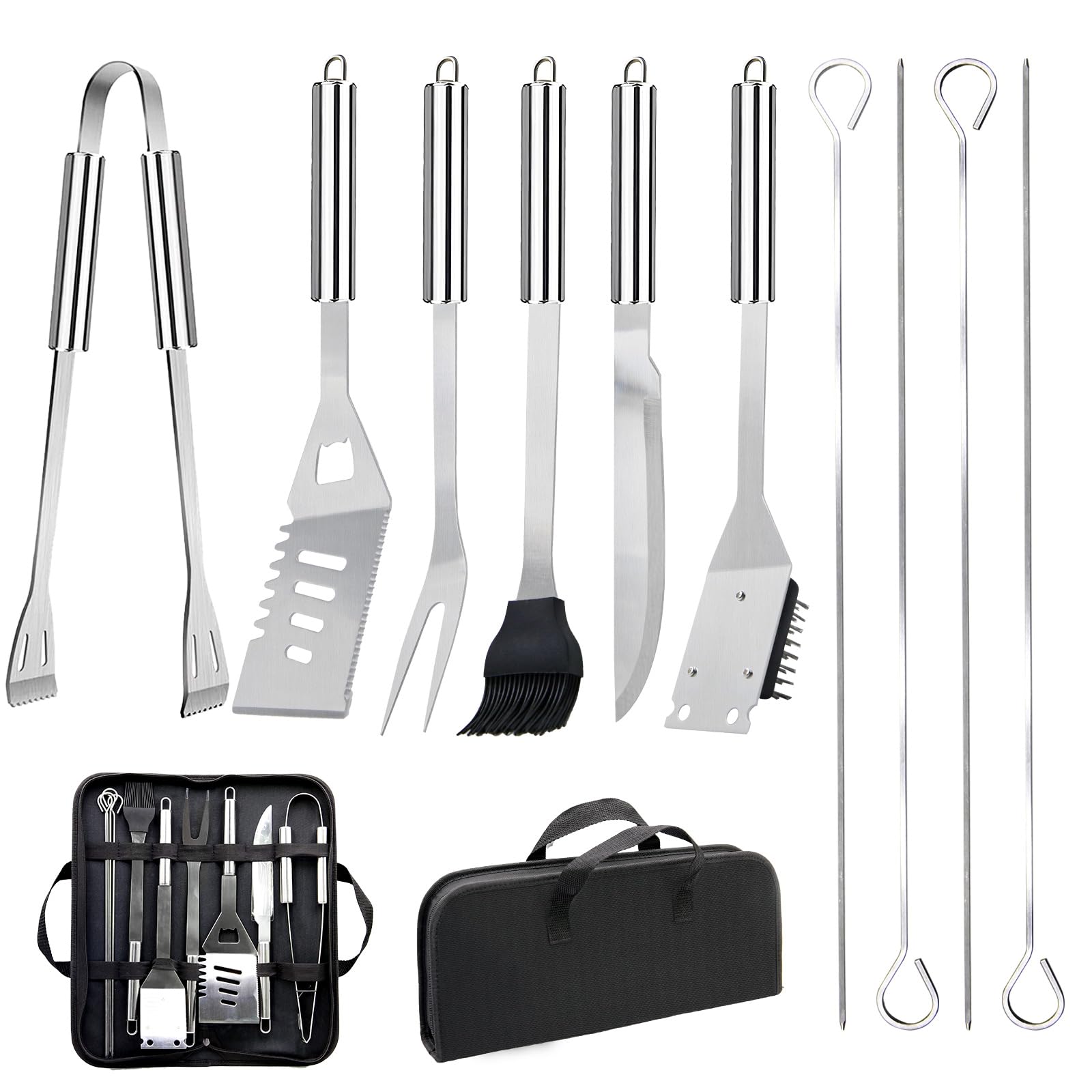 MUYFIO kit frontal mostrando todas las 11 piezas organizado y listo para usar