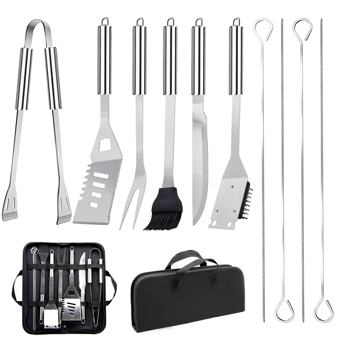 MUYFIO kit frontal mostrando todas las 11 piezas organizado y listo para usar
