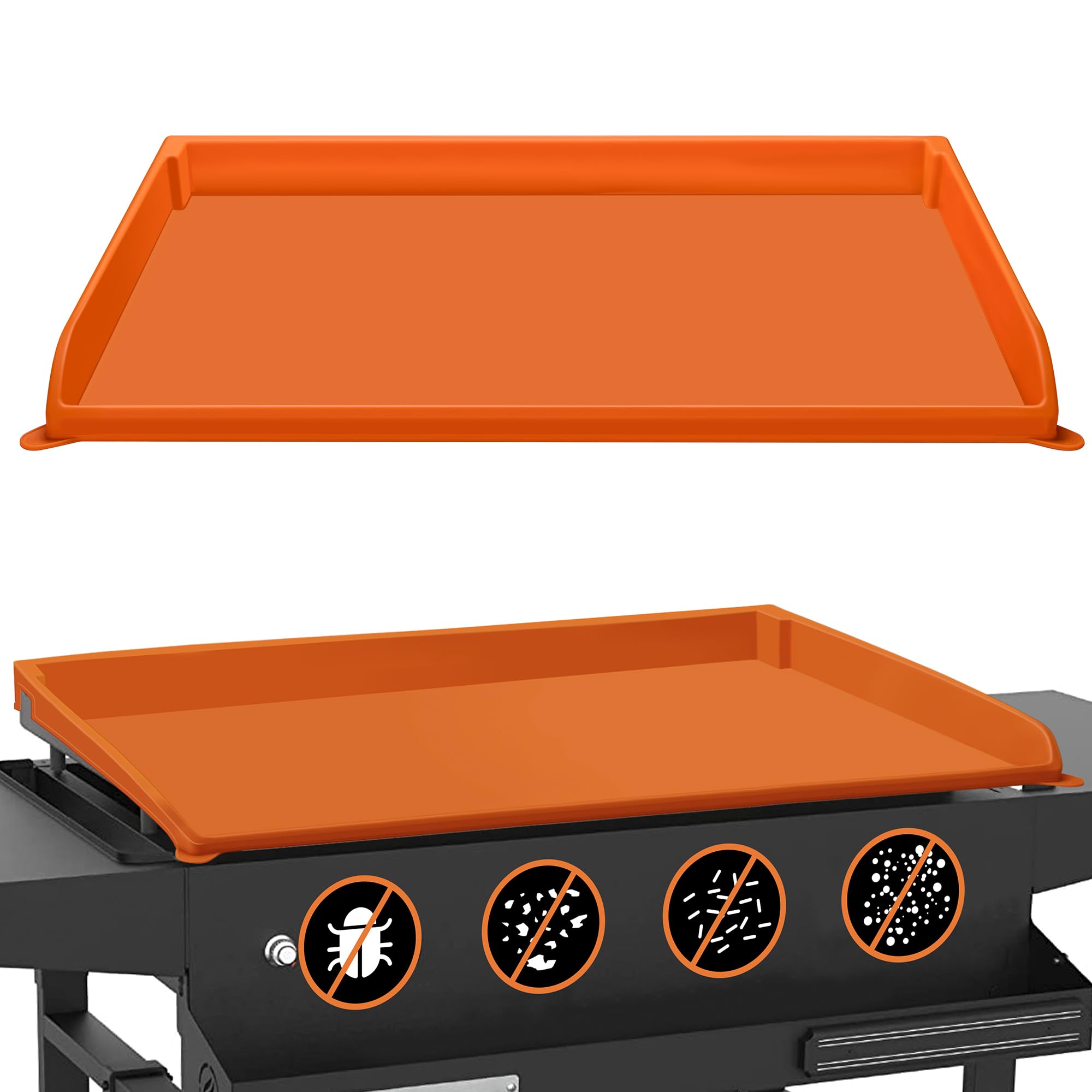 NancyL vista frontal de la funda protegiendo la plancha con ajuste perfecto