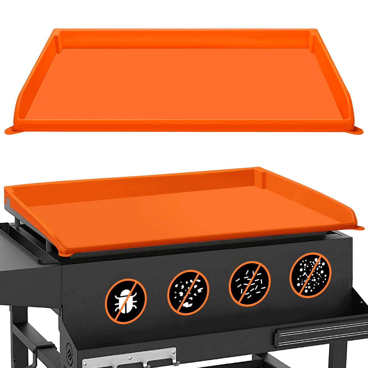 NancyL tapete frontal encaja perfecto en plancha Blackstone 28" XL, protege contra óxido