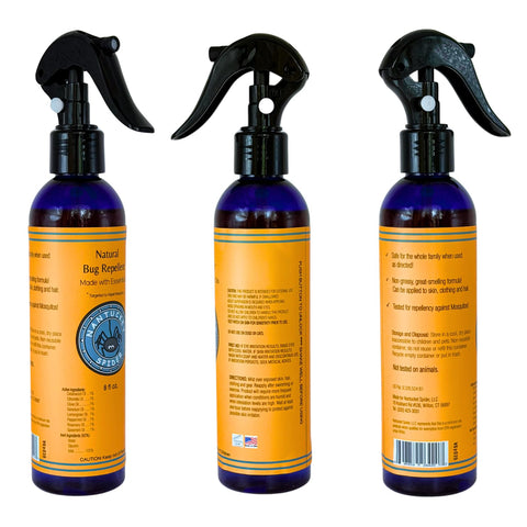 Nantucket Spider etiqueta con ingredientes principales y beneficios claros