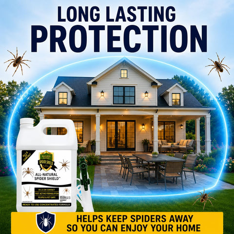 Natural Armor aplicando en zócalos interiores para eliminar y repeler arañas eficazmente