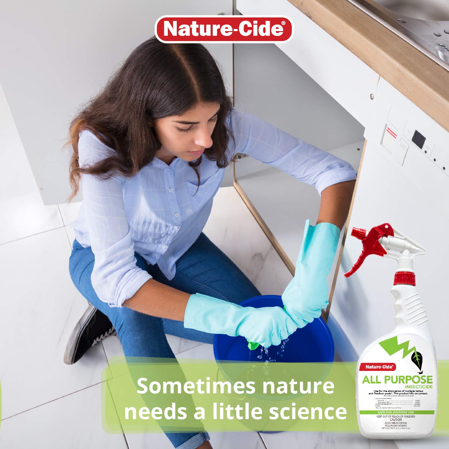 Nature-Cide en entorno hogareño mostrando ambiente más seguro