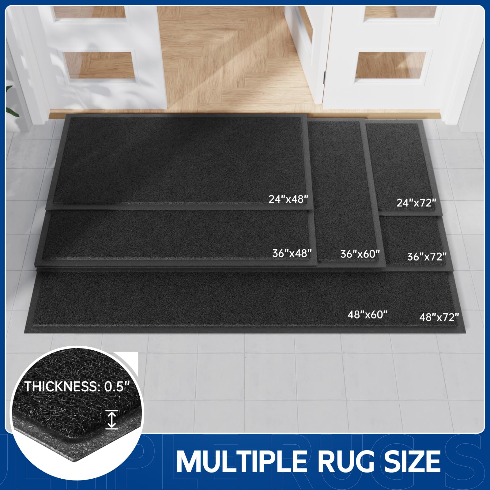Naturei etiqueta del material PVC duradero y resistente