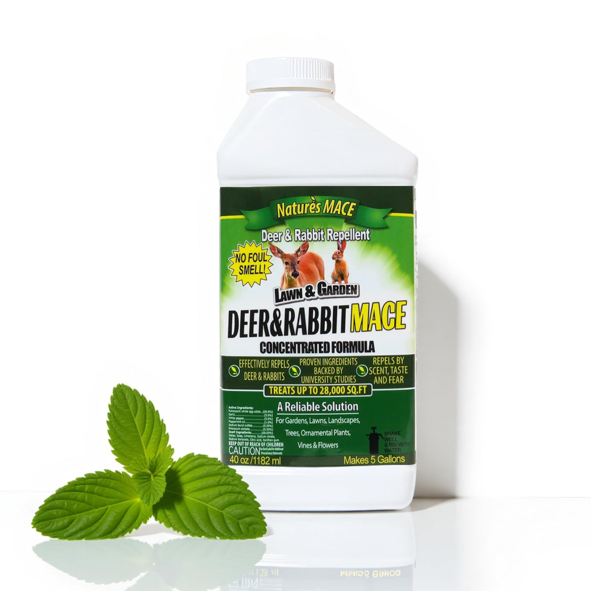 Nature's MACE frasco frontal mostrando dosis y rendimiento
