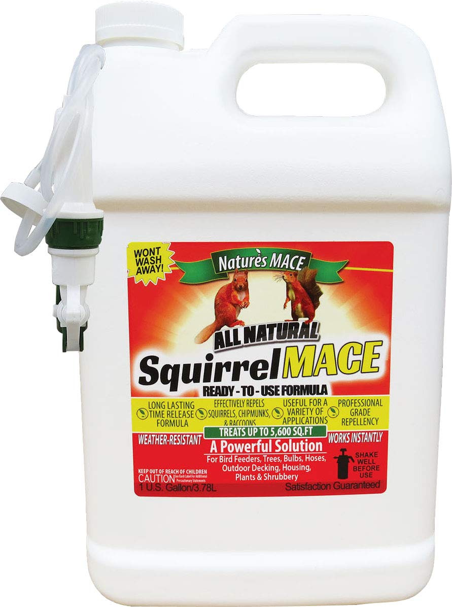Nature's MACE envase frontal 1 gal mostrando etiqueta y uso claro
