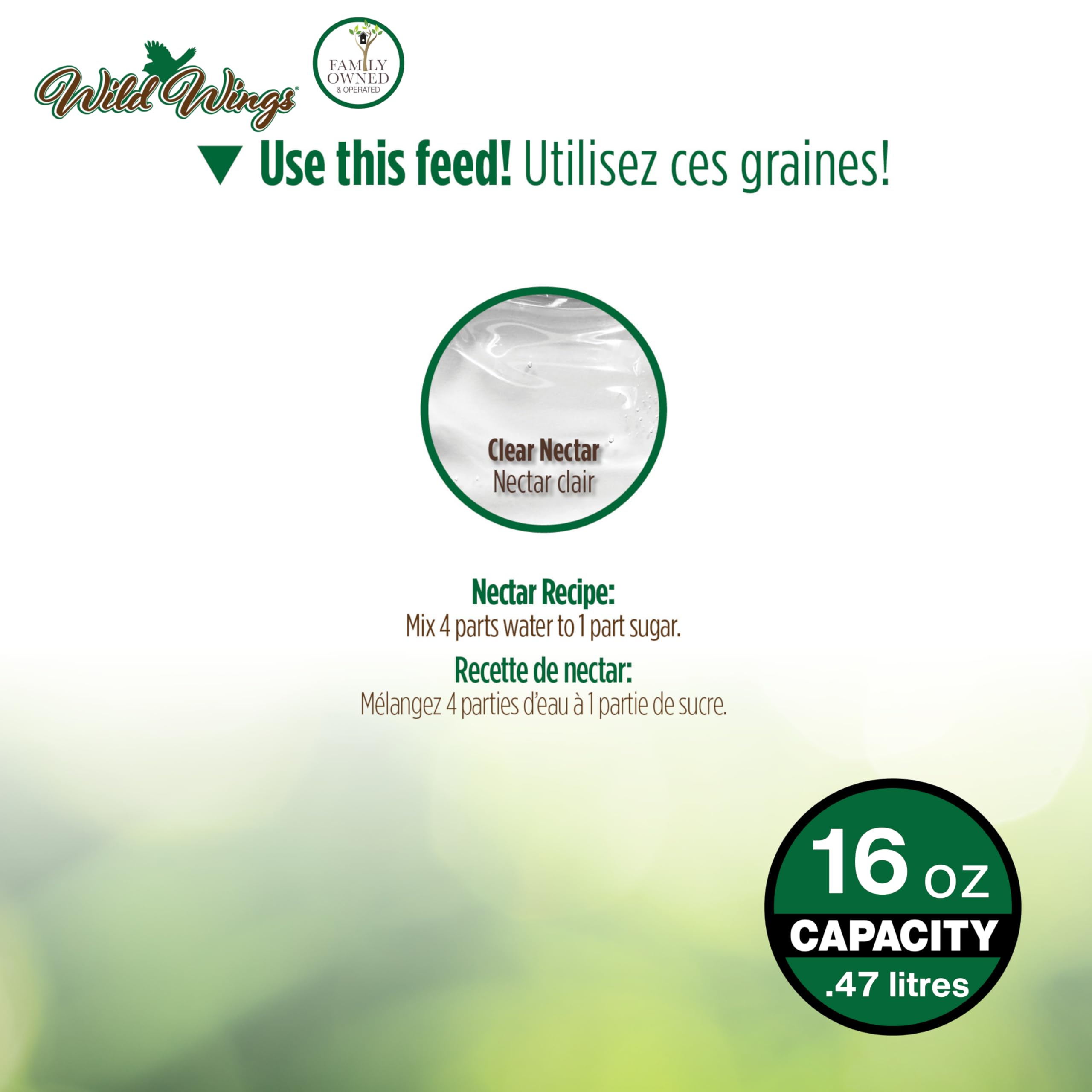 NATURE'S WAY comedero colgante con aro percha en jardín, estética y función