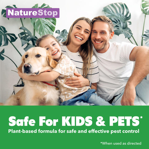 NatureStop rociado en macizo para reducir presencia de aves