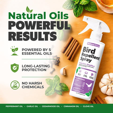 NatureStop textura de la solución con ingredientes vegetales visibles