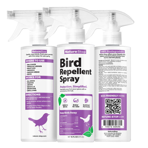 NatureStop en patio aplicándose para mantener áreas exteriores limpias