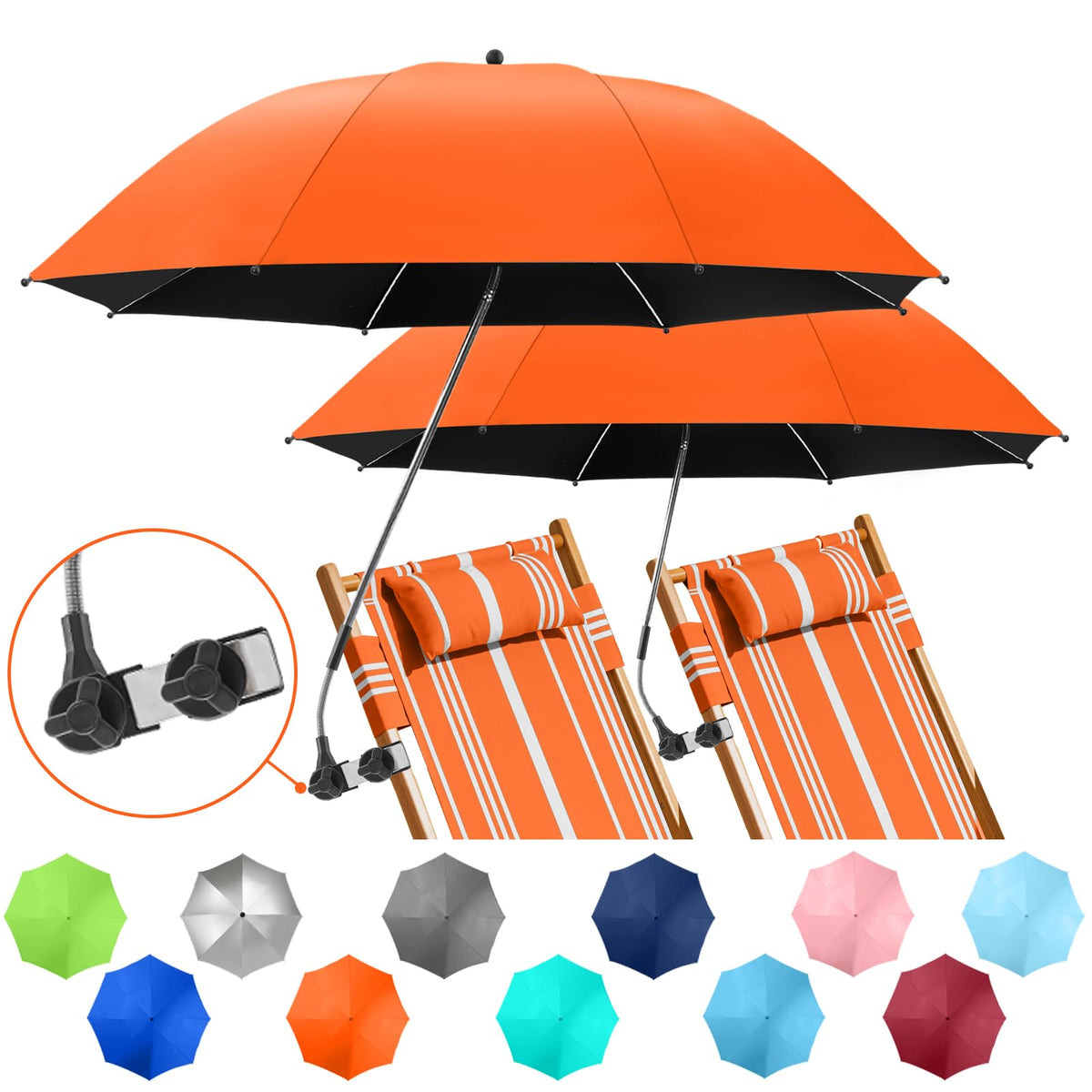 NBtoUS vista frontal del pack 2 mostrando color naranja y forma amplia