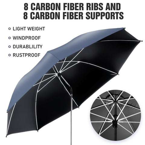 NBtoUS detalle de las varillas de fibra de carbono, ligereza y resistencia al viento