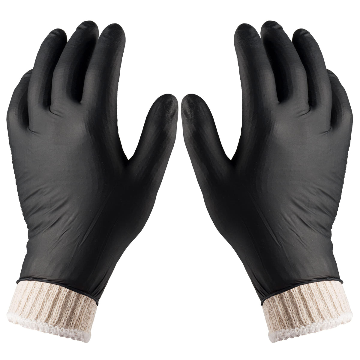 Nechtik guantes frente mostrando paquete y cantidad para protección segura