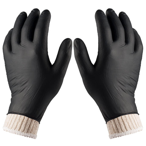 Nechtik guantes frente mostrando paquete y cantidad para protección segura
