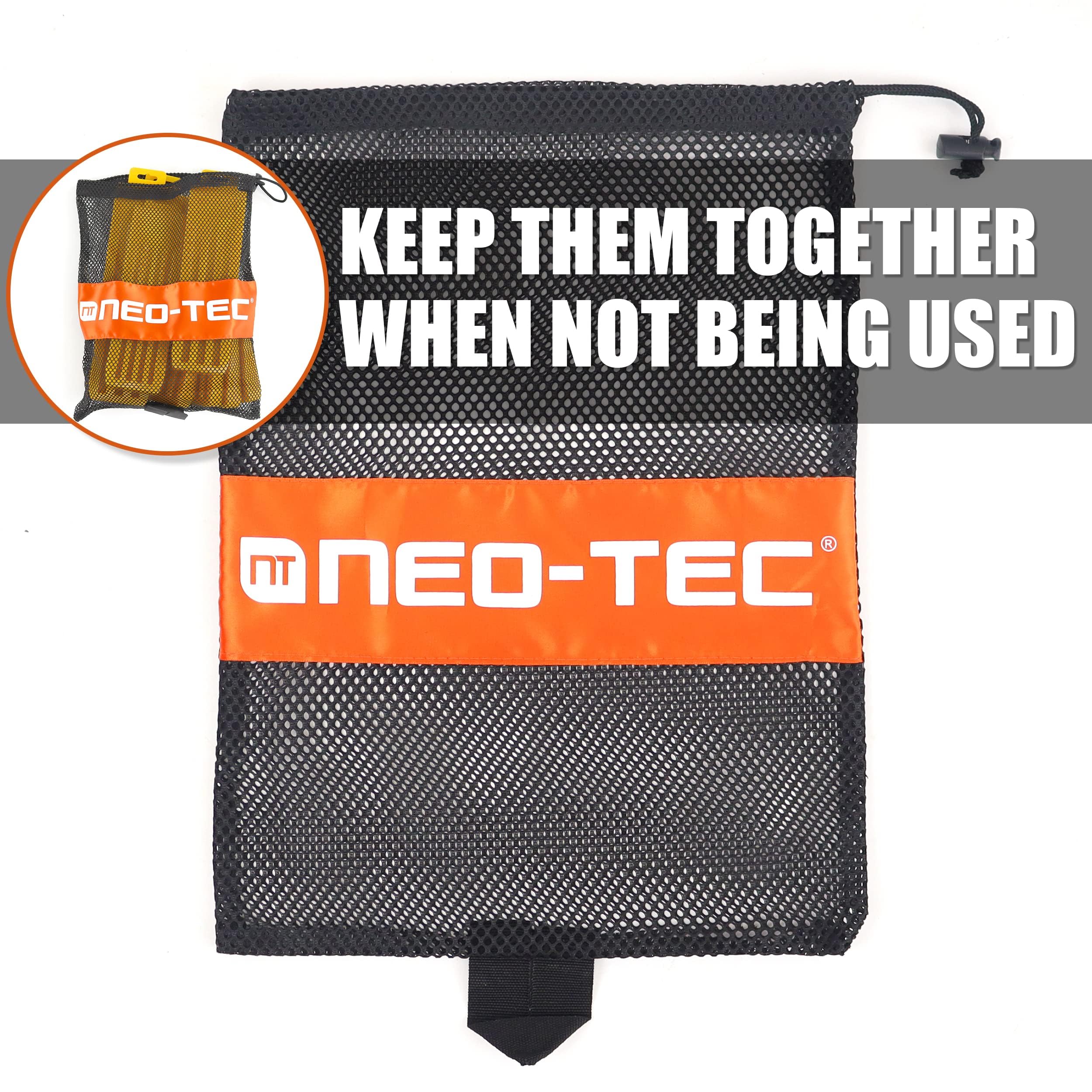 NEO-TEC cuñas en monte amarillo visible para localizarlas rápidamente