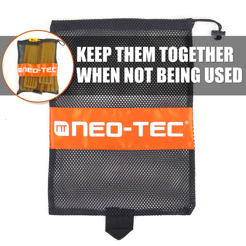NEO-TEC cuñas en monte amarillo visible para localizarlas rápidamente
