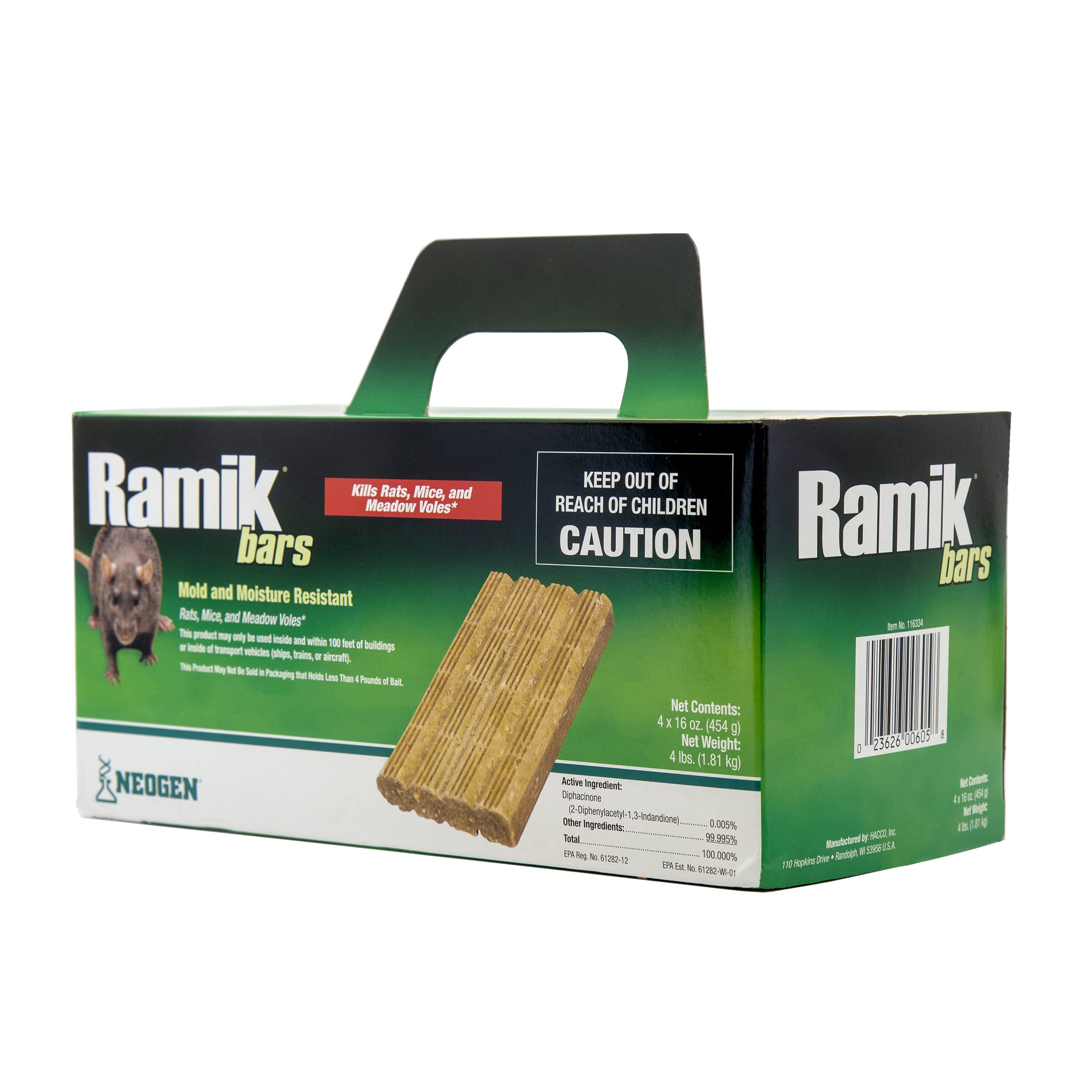 Neogen Ramik Bars primer plano de barra mostrando textura y durabilidad