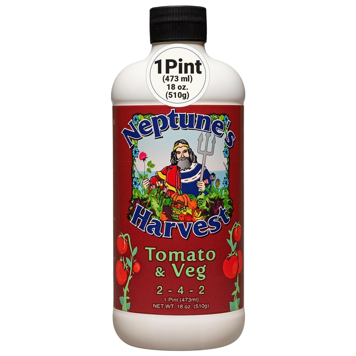 Neptune's Harvest frente del empaque mostrando etiqueta y contenido beneficioso