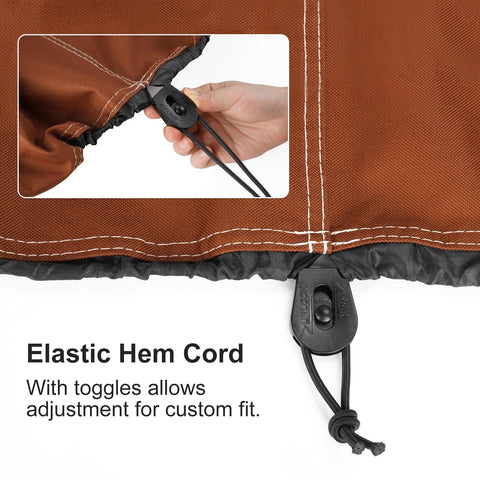 NettyPro hebillas y correas ajustables que aseguran la funda al viento