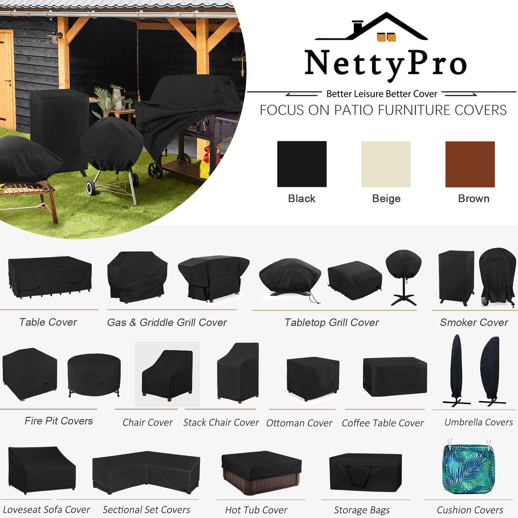 NettyPro costuras reforzadas que aumentan la durabilidad