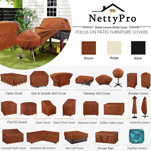 NettyPro funda en ambiente exterior mejorando estética del patio
