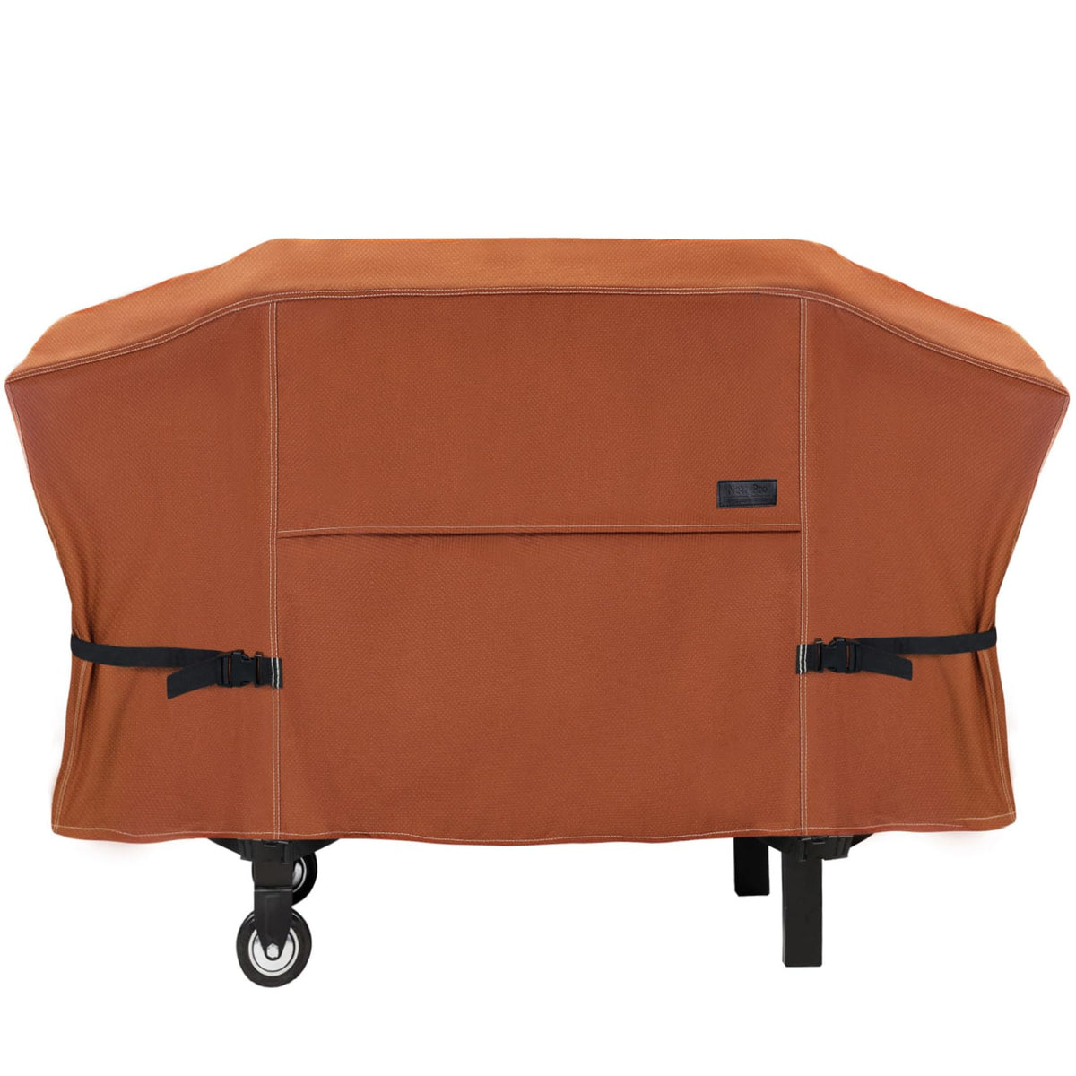 NettyPro vista frontal de la funda protegiendo plancha 28" con acabado marrón