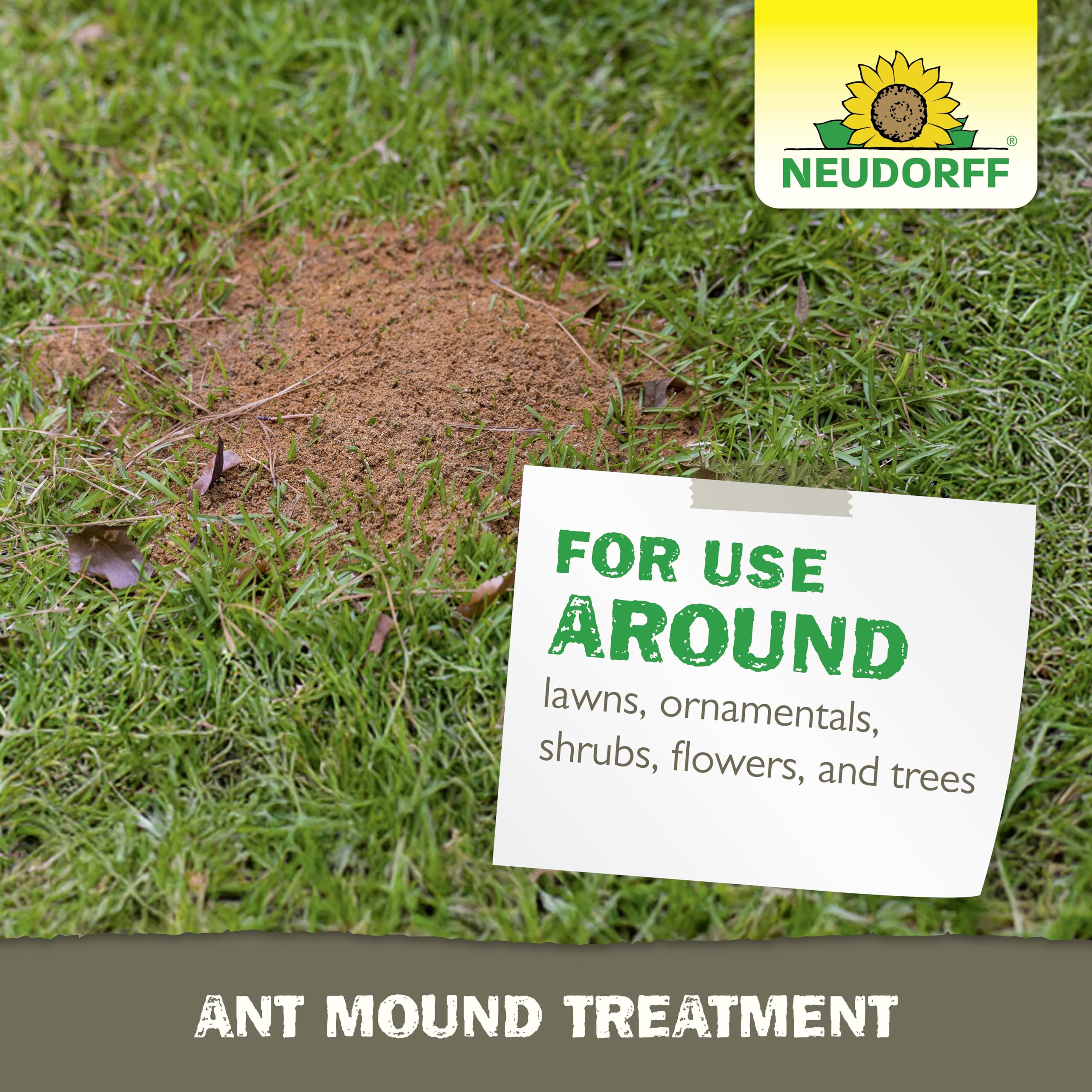 Neudorff producto en uso en jardín ornamental control seguro para plantas