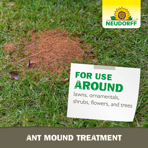 Neudorff producto en uso en jardín ornamental control seguro para plantas