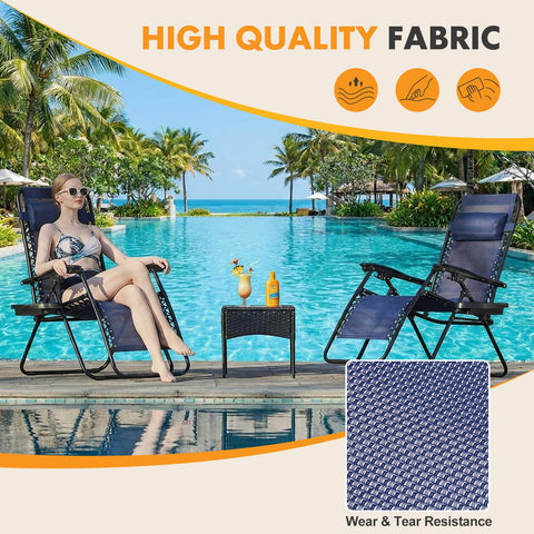 NEWBULIG una silla reclinada junto a la piscina para relax seguro