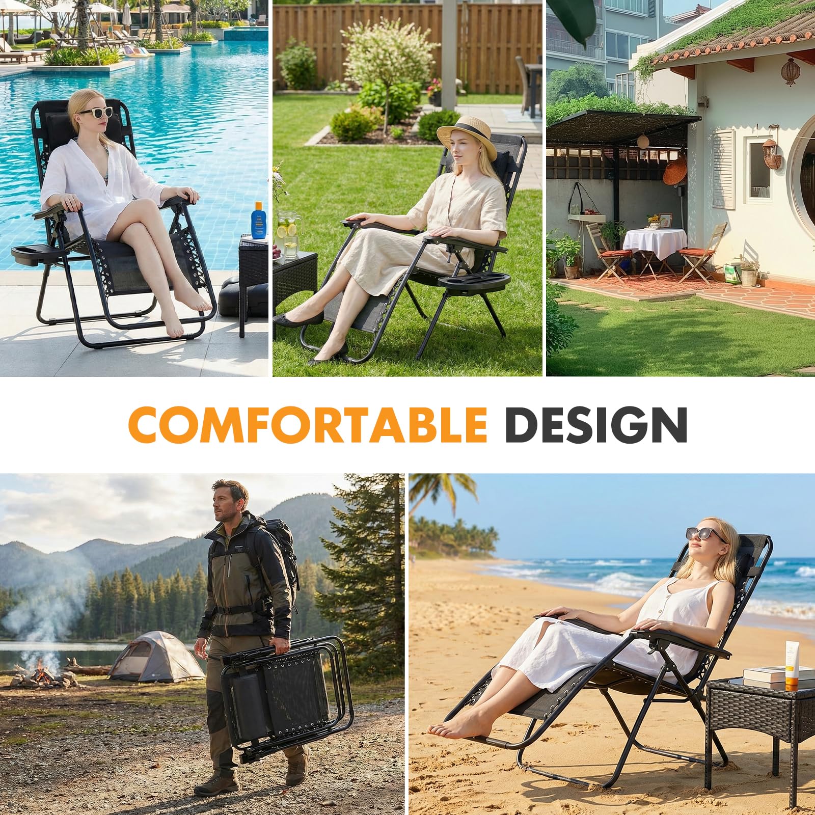 NEWBULIG conjunto en playa para disfrutar al aire libre con comodidad