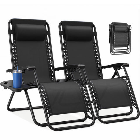 NEWBULIG vista frontal de silla para patio con respaldo reclinable y comodidad