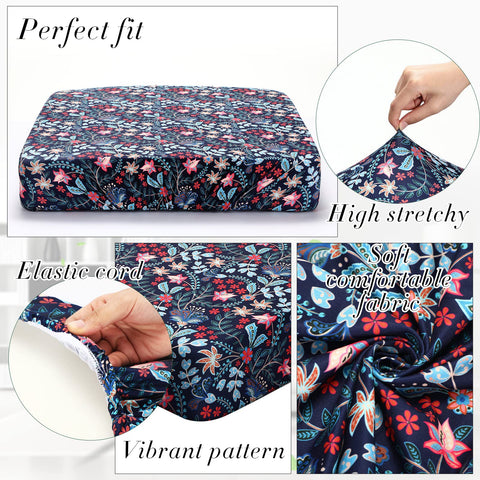 Newwiee funda colocada en cojín de patio, mejora estética y protección