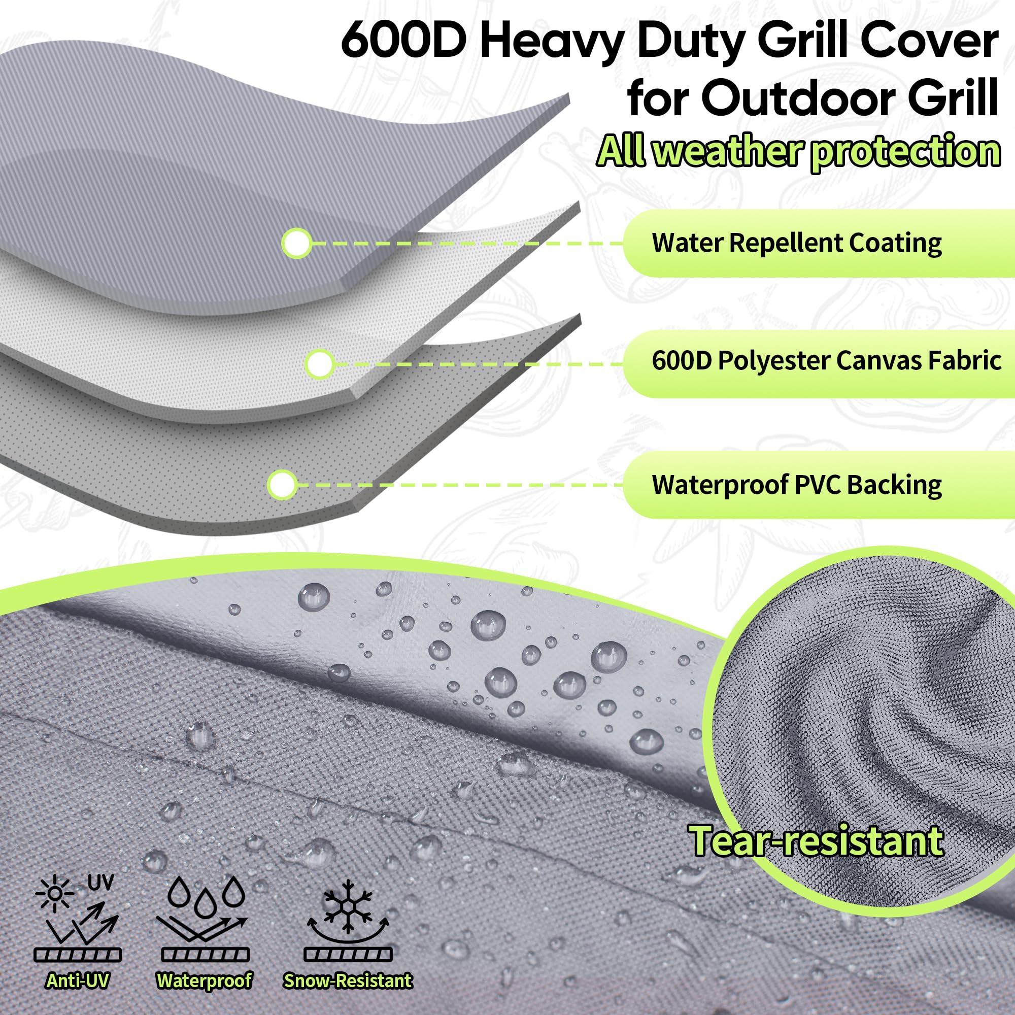 NEXCOVER correas de velcro fijando la funda para evitar que vuele