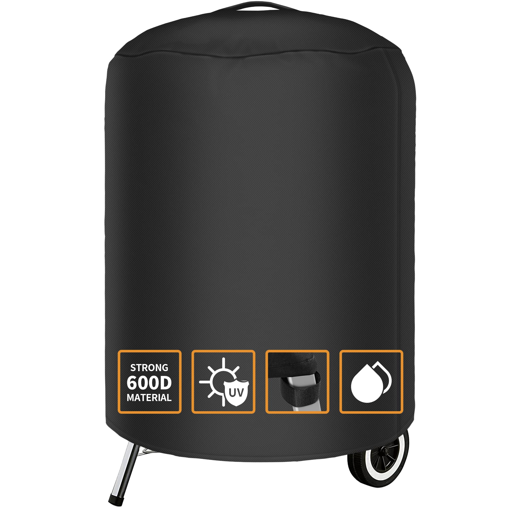 NEXCOVER vista frontal de la funda protegiendo una parrilla, protección completa