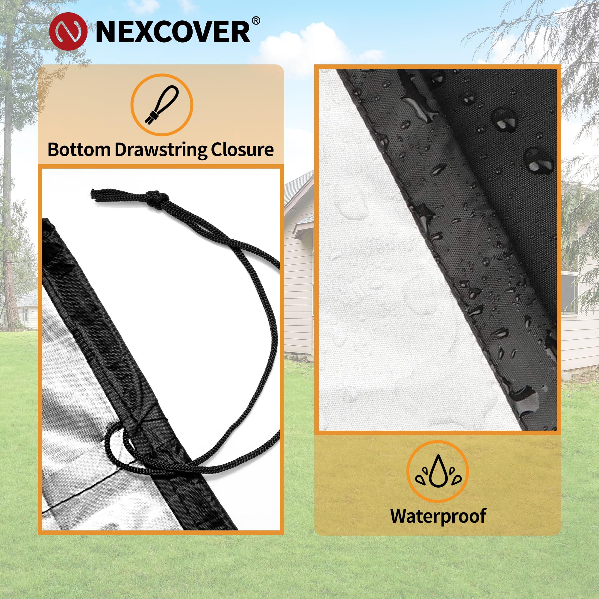 NEXCOVER funda plegada fácil de guardar ocupa poco espacio y es portátil