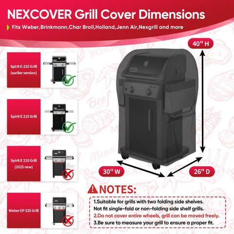 NEXCOVER primer plano del tejido 600D que resalta durabilidad