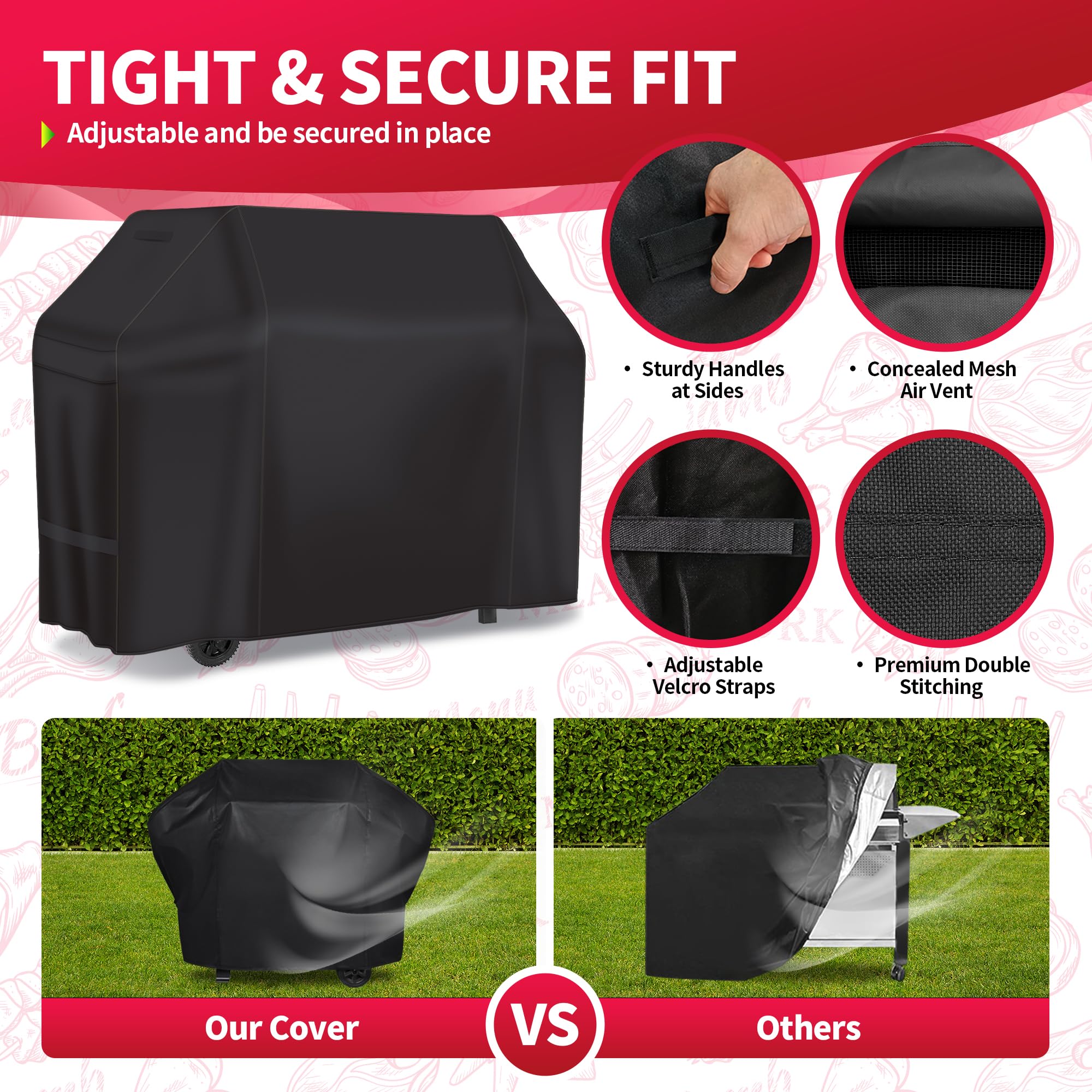 NEXCOVER ventilación oculta, permite secado y reduce humedad en interior