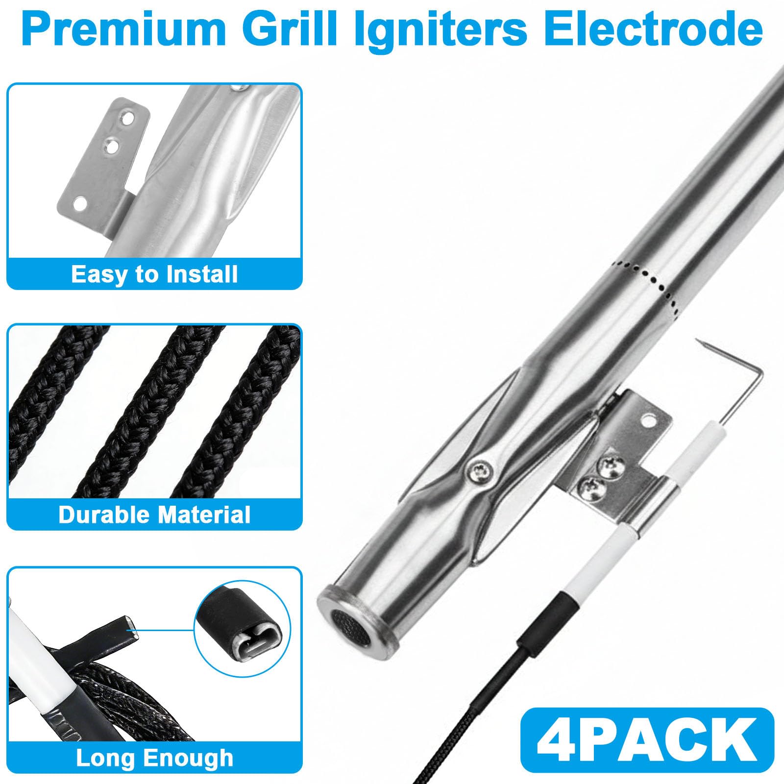 Nexgrill electrodos de ignición para encendido rápido y fiable
